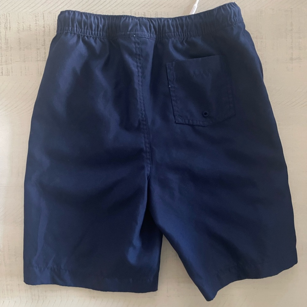 Lands' End Boys Navy  Blue Swim Trunks Size L (10-12) - Picture 5 of 8